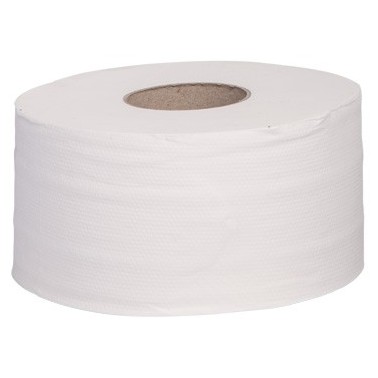 Toilettenpapier Jumborollen mini SET, 2-lagig, 130m je Rolle, reiner Zellstoff